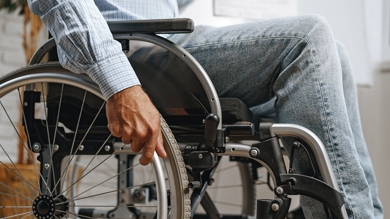 immagine Fruizione opere con carrozzina