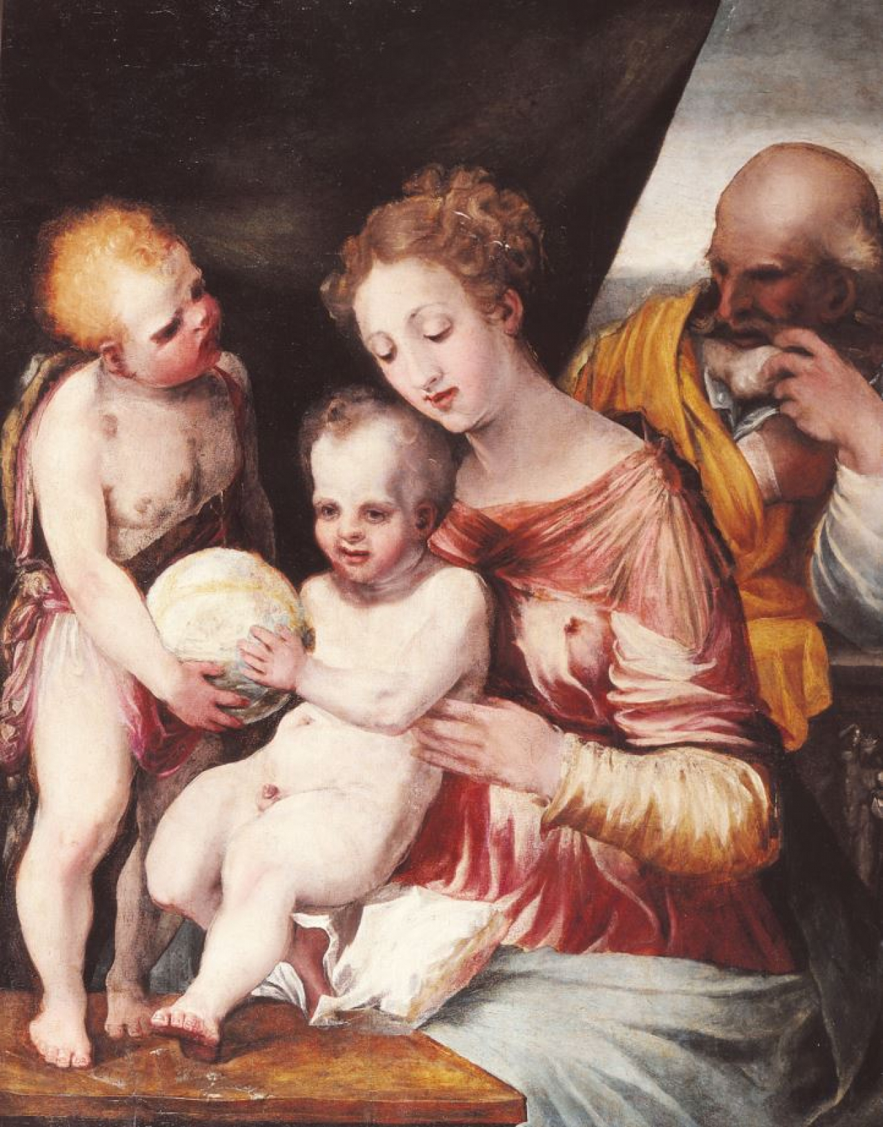 La Sacra Famiglia con San Giovannino