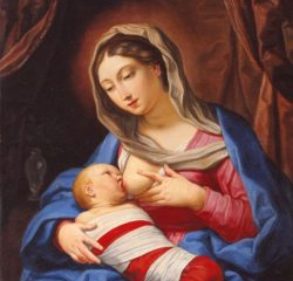La Madonna che allatta il Bambino